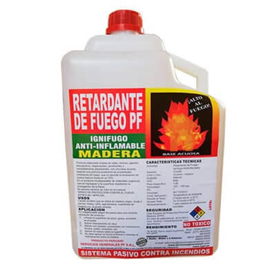 retardante de  fuego para alfombras